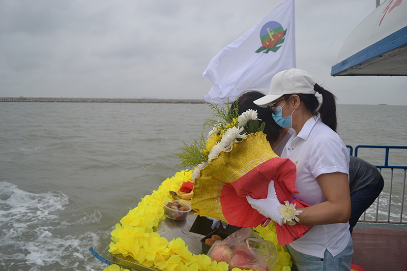 天津骨灰撒海服务案例