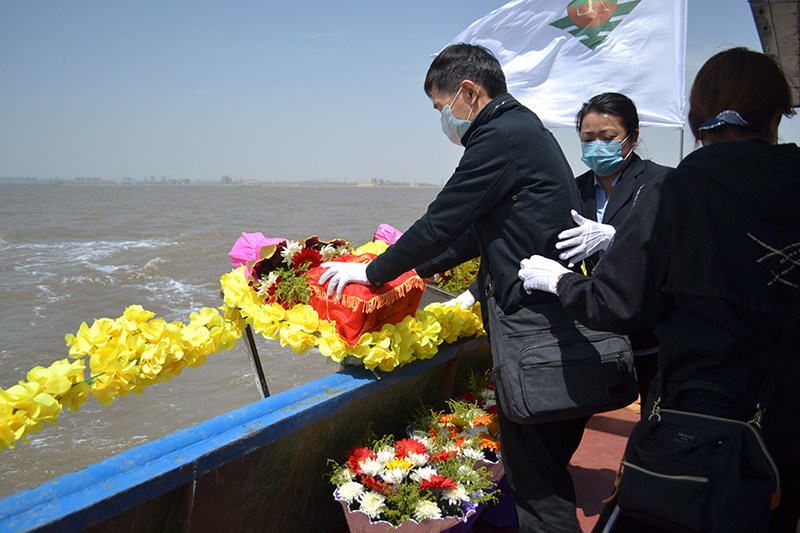 天津骨灰海葬服务案例