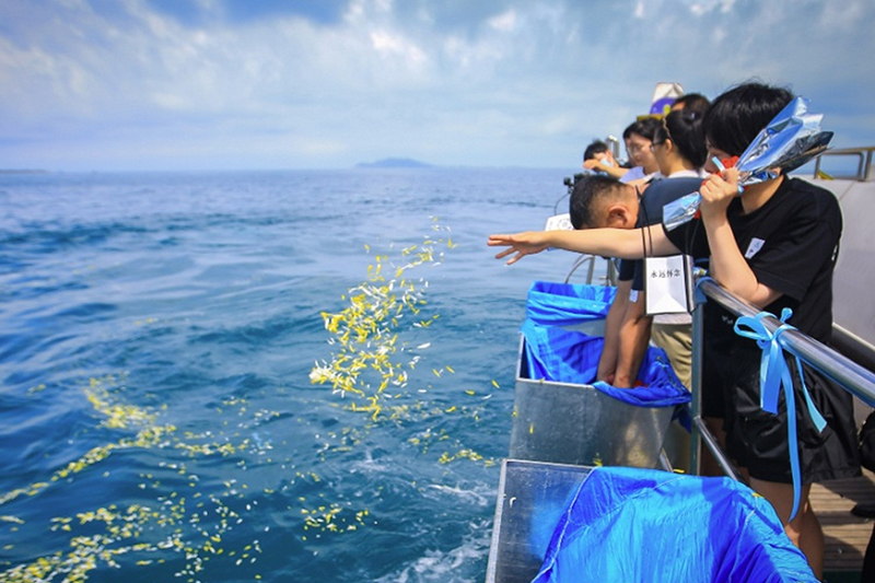 骨灰撒海已成为一种环保葬礼逐渐被众人接受
