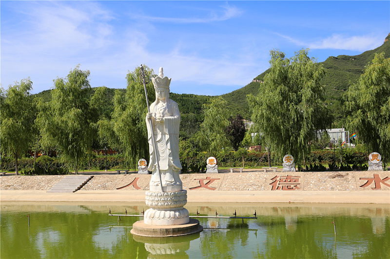 北京安灵园地藏王菩萨雕像·人文德水生态安灵