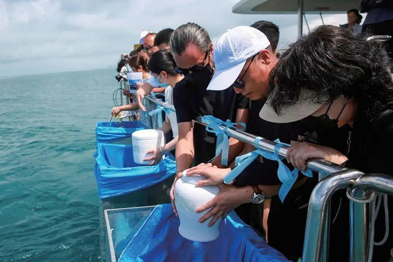 针对参加天津骨灰撒海仪式的家属人员注意事项